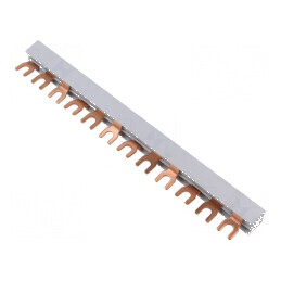 Bară colectoare 12mm² 3 Poli 400V 80A tip pieptene PVC | Electronic-mag.ro | Componente Electronice