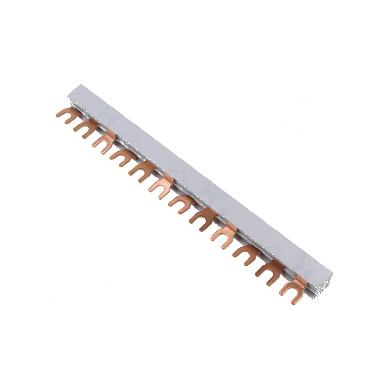 Bară colectoare 12mm² 3 Poli 400V 80A tip pieptene PVC | Electronic-mag.ro | Componente Electronice