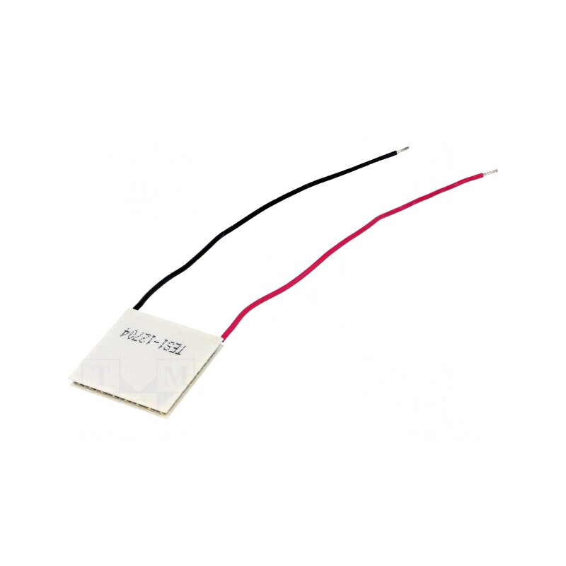 Modul Peltier 14,6V 4,3A 30x30x3,3mm 36W Al2O3 16AWG 68°C | Electronic-mag.ro | Componente Electronice