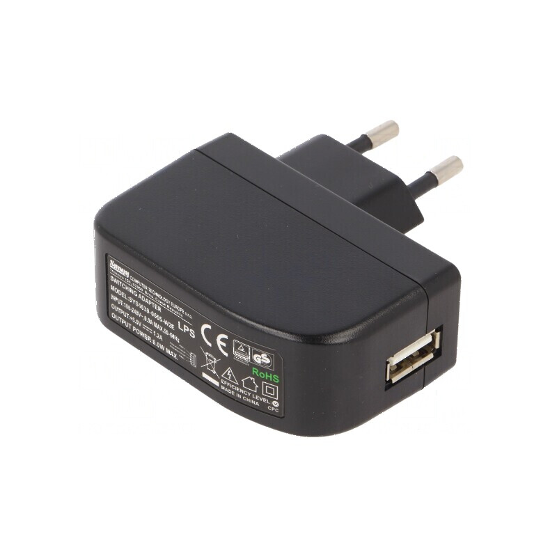 Alimentator pulsatoriu 5VDC 1,2A 6W plug-in | Electronic-mag.ro | Componente Electronice