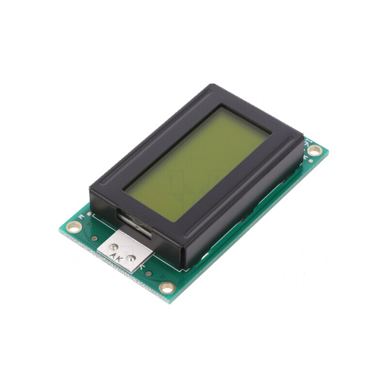 Afișaj LCD alfanumeric STN 8x2 5VDC 58x32x13mm | Electronic-mag.ro | Componente Electronice