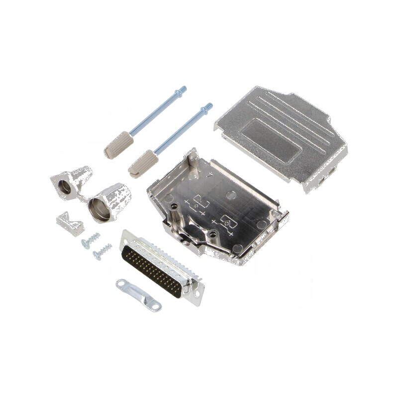 Conector D-Sub HD PIN 44 tată drept lipire cablu gold flash 11,5mm | Electronic-mag.ro | Componente Electronice