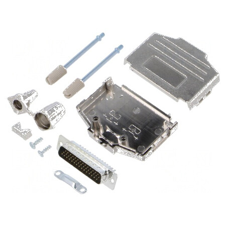 Conector D-Sub HD PIN 44 tată drept lipire cablu gold flash 11,5mm | Electronic-mag.ro | Componente Electronice