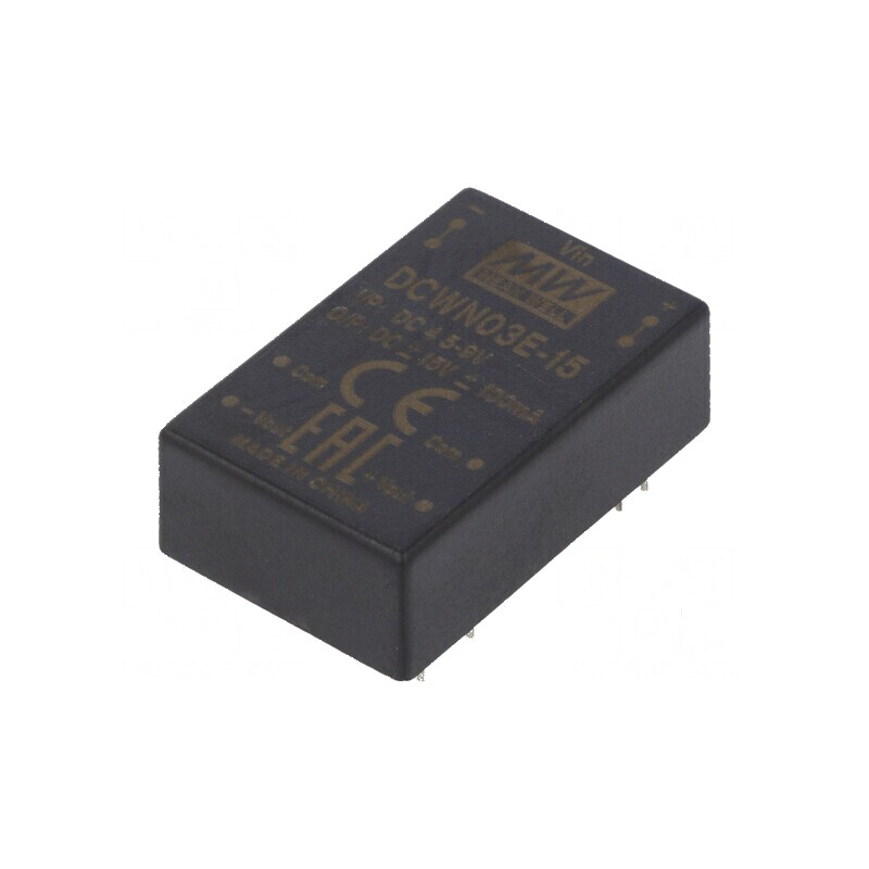 Convertor DC/DC 3W 4,5-9V la 15VDC -15VDC THT | Electronic-mag.ro | Componente Electronice