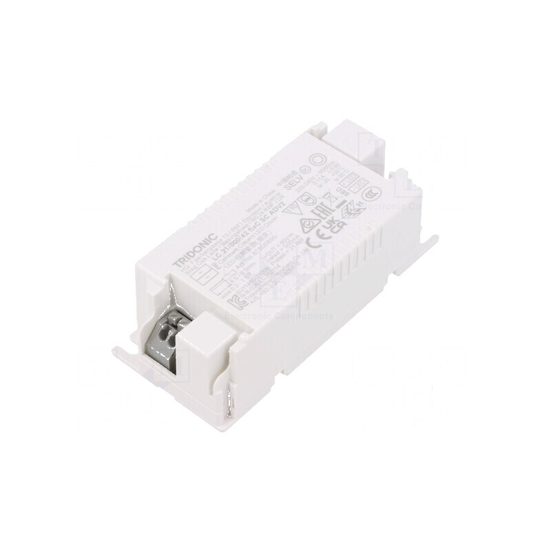 Alimentator LED 21W 30-42VDC 500mA 198-264VAC | Electronic-mag.ro | Componente Electronice