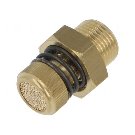 Amortizor de zgomot G 3/8 exterior alamă 38mm | Electronic-mag.ro | Componente Electronice