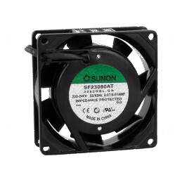 Ventilator AC axial 80x80x25mm 230VAC 30,6m3/h 30dBA | Electronic-mag.ro | Componente Electronice