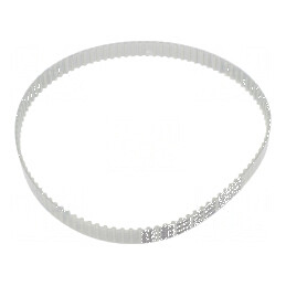 Curea dințată T5 545mm, 6mm lățime, 2,2mm înălțime, 1,2mm înălțime dinte | Electronic-mag.ro | Componente Electronice