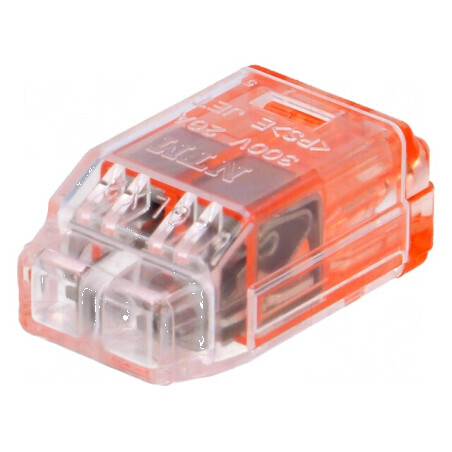 Bornă cu arc QLX cu eliberare rapidă 1,5-2,5mm2 300V 20A | Electronic-mag.ro | Componente Electronice