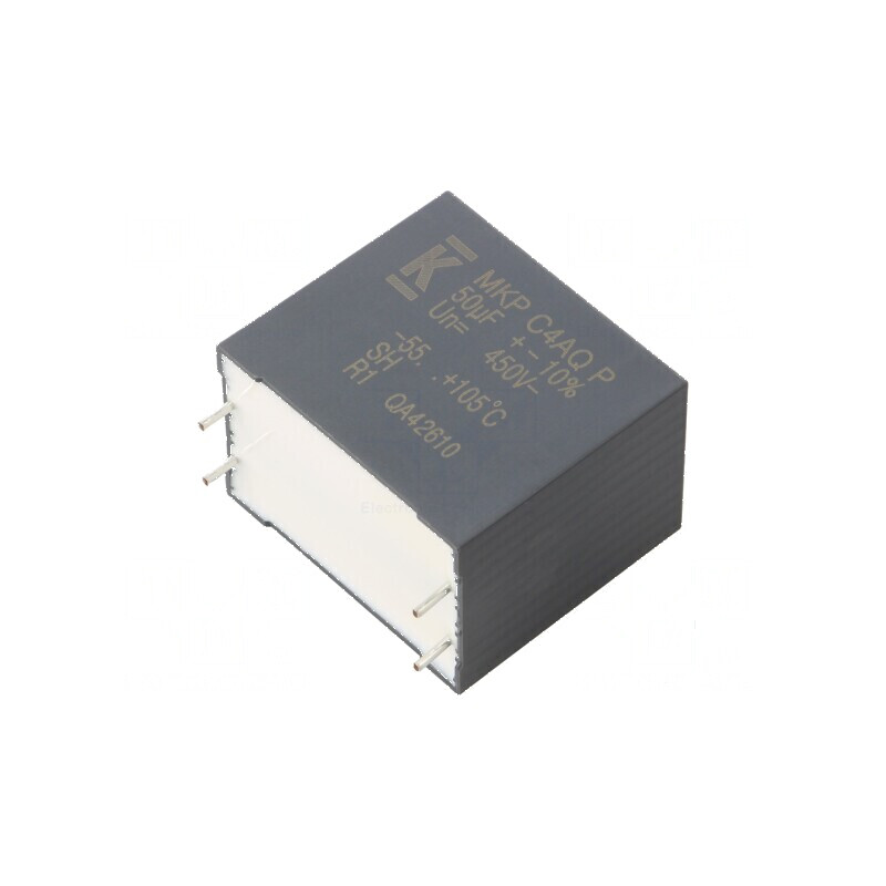 Condensator polipropilenă DC-Link 50uF 3,1mΩ THT ±10% | Electronic-mag.ro | Componente Electronice