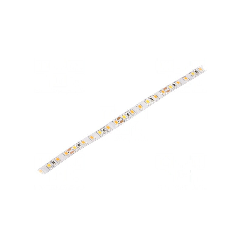 Bandă LED alb cald 24V 120 LED/m 8mm IP20 17W/m | Electronic-mag.ro | Componente Electronice