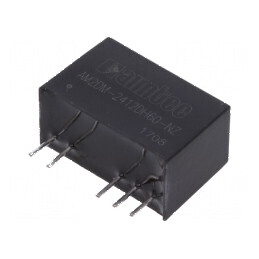 Convertor DC/DC 2W 21,6-26,4V la 12VDC și -12VDC | Electronic-mag.ro | Componente Electronice