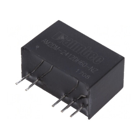 Convertor DC/DC 2W 21,6-26,4V la 12VDC și -12VDC | Electronic-mag.ro | Componente Electronice