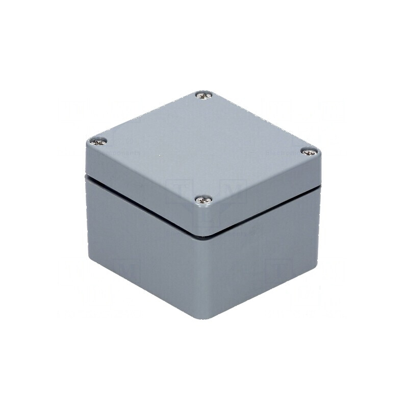 Carcasă universală gri poliester IP66 75mm x 80mm x 55mm | Electronic-mag.ro | Componente Electronice