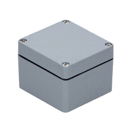 Carcasă universală gri poliester IP66 75mm x 80mm x 55mm | Electronic-mag.ro | Componente Electronice