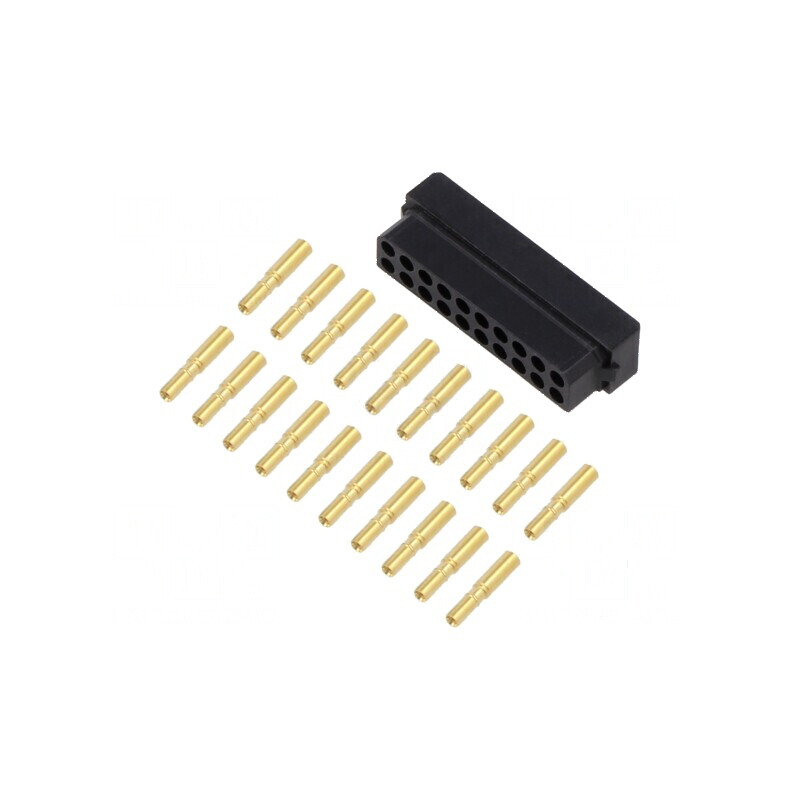 Conector cablu-cablu/PCB mufa mamă PIN 20 Datamate L-Tek | Electronic-mag.ro | Componente Electronice