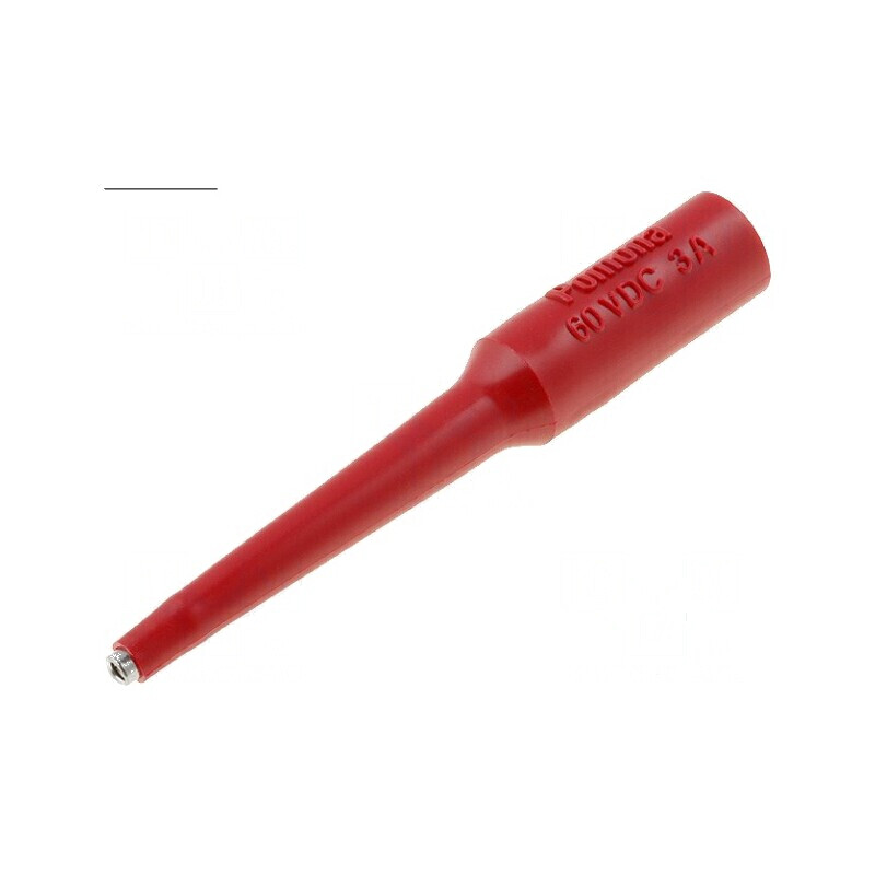 Terminal de măsurare 3A roșu cu vârf de 1,6mm aurit | Electronic-mag.ro | Componente Electronice