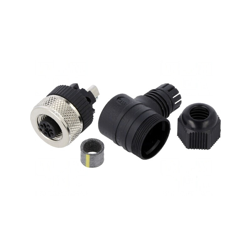 Conector M12 5 pini mamă A-DeviceNet CANopen IP67 | Electronic-mag.ro | Componente Electronice Conector M12 5 pini mamă A-DeviceNet CANopen IP67 | Electronic-mag.ro | Componente Electronice