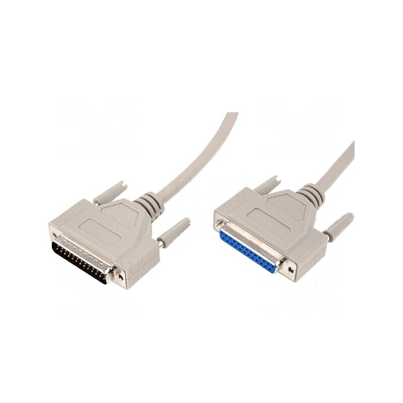 Cablu D-Sub 25pin soclu-mufă, 5m | Electronic-mag.ro | Componente Electronice