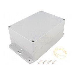 Carcasă universală 121mm x 171mm x 80mm cu lame de fixare | Electronic-mag.ro | Componente Electronice