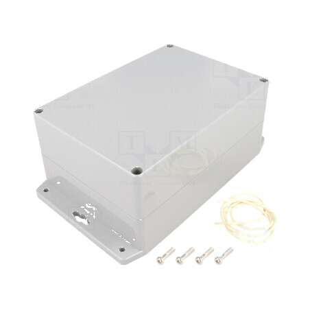 Carcasă universală 121mm x 171mm x 80mm cu lame de fixare | Electronic-mag.ro | Componente Electronice