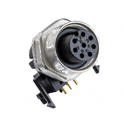 Conector M12 soclu mamă cod A - DeviceNet / CANopen | Electronic-mag.ro | Componente Electronice