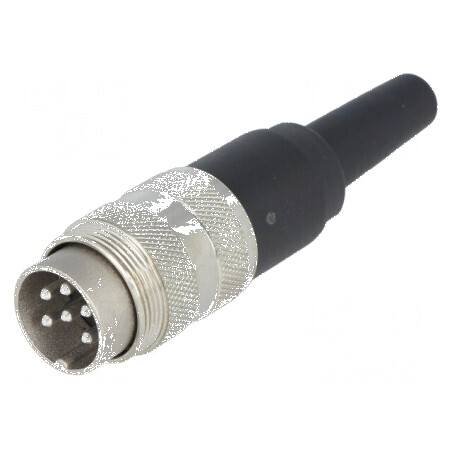 Conector M16 mufă tată lipire cablu 6 pini 5A 300V drept | Electronic-mag.ro | Componente Electronice