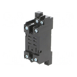 Stativ PIN 8 15A 250VAC pentru şină DIN H: 12mm W: 22mm | Electronic-mag.ro | Componente Electronice