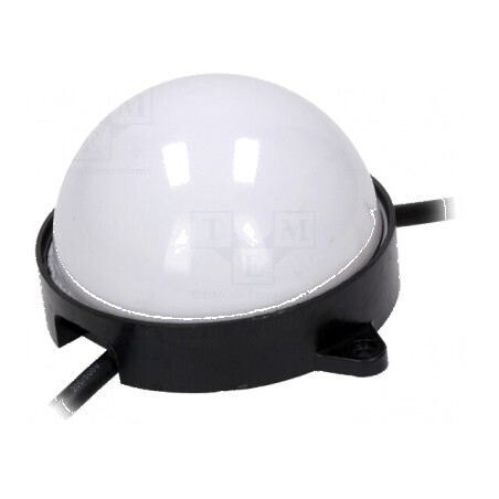 Banda LED RGB IP68 180° 12 diode 5050 PLCC6 Ø100mm 24VDC | Electronic-mag.ro | Componente Electronice