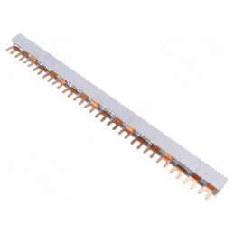 Bară colectoare 10mm² Poli 3 Unom 400V 63A tip pieptene PVC | Electronic-mag.ro | Componente Electronice