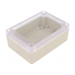 Carcasă universală 75mm x 105mm x 40mm din policarbonat 1085 | Electronic-mag.ro | Componente Electronice