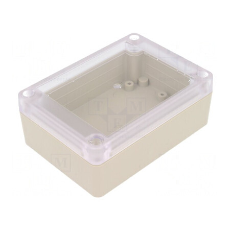 Carcasă universală 75mm x 105mm x 40mm din policarbonat 1085 | Electronic-mag.ro | Componente Electronice