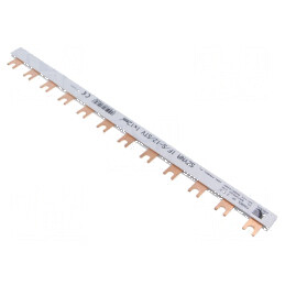 Bară colectoare 16mm² Poli: 1 Unom: 400V tip pieptene 210mm | Electronic-mag.ro | Componente Electronice
