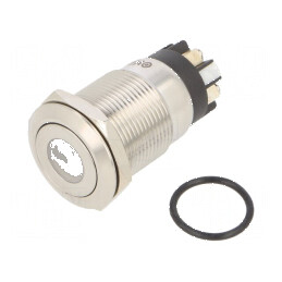 Comutator anti-vandalism Poz 2 SPDT 3A 220VAC 5A 24VDC IP65 | Electronic-mag.ro | Componente Electronice