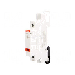 Lampă LED de control pentru şină DIN 115-250VAC 9mm | Electronic-mag.ro | Componente Electronice