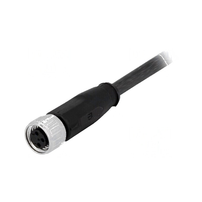 Conector M8 mamă 3 pini cu cablu 0,5m | Electronic-mag.ro | Componente Electronice