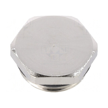 Capac de protecţie M50 1,5 IP68 din alamă cu acoperire nichel | Electronic-mag.ro | Componente Electronice