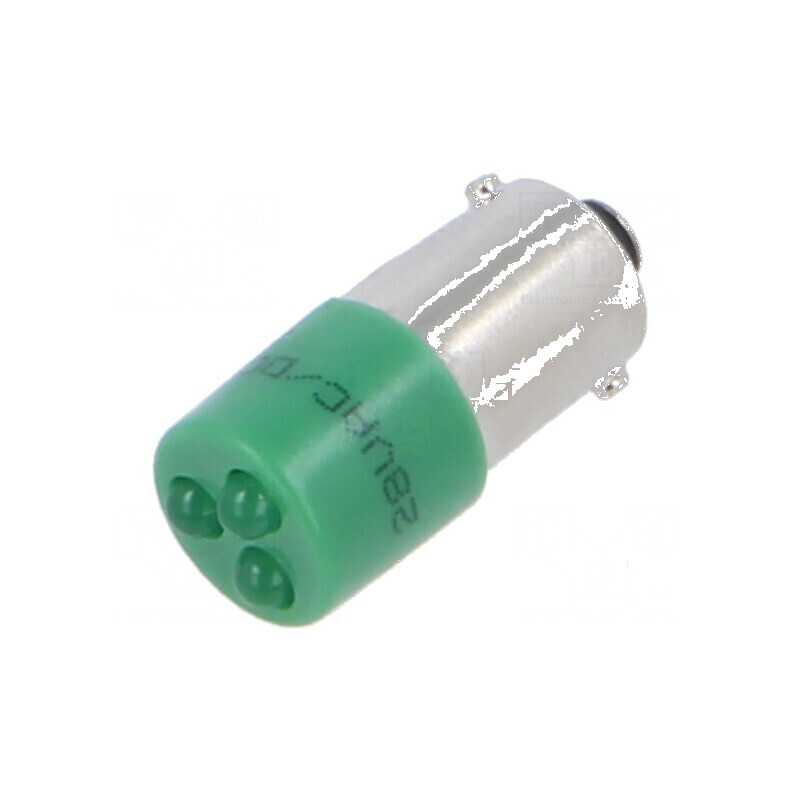 Lampă LED verde BA9S/T10 28VDC 28VAC plastic -20÷60°C | Electronic-mag.ro | Componente Electronice Lampă LED verde BA9S/T10 28VDC 28VAC plastic -20÷60°C | Electronic-mag.ro | Componente Electronice