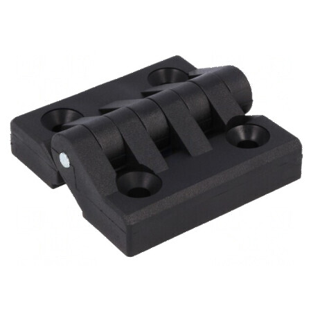 Balama Lățime 65,2mm Poliamidă Neagră H: 64mm cu 4 Orificii | Electronic-mag.ro | Componente Electronice