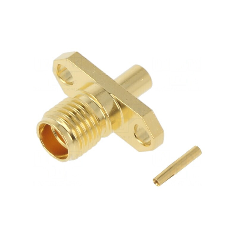Conector SMA Soclu Mamă Drept 50Ω Lipire PTFE Aurit | Electronic-mag.ro | Componente Electronice Conector SMA Soclu Mamă Drept 50Ω Lipire PTFE Aurit | Electronic-mag.ro | Componente Electronice