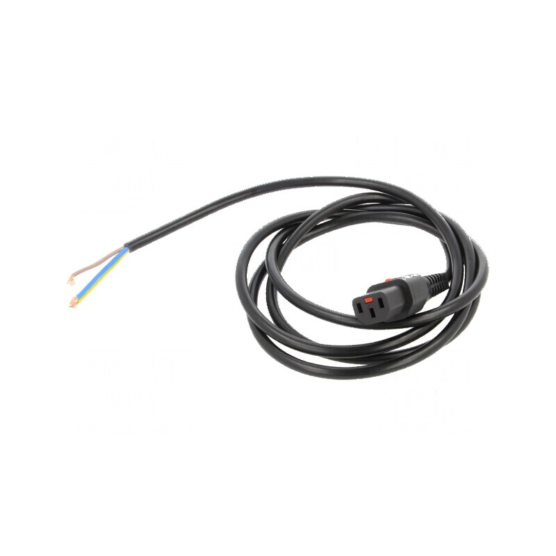 Cablu IEC C13 mamă 2m cu blocare IEC LOCK negru 10A | Electronic-mag.ro | Componente Electronice Cablu IEC C13 mamă 2m cu blocare IEC LOCK negru 10A | Electronic-mag.ro | Componente Electronice
