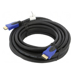 Cablu HDMI 2.0 PVC 7,5m negru cu mufă HDMI la ambele capete | Electronic-mag.ro | Componente Electronice