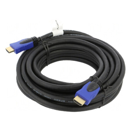Cablu HDMI 2.0 PVC 7,5m negru cu mufă HDMI la ambele capete | Electronic-mag.ro | Componente Electronice