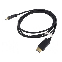 Cablu DisplayPort 1.2 la HDMI 1.4, 2m | Electronic-mag.ro | Componente Electronice