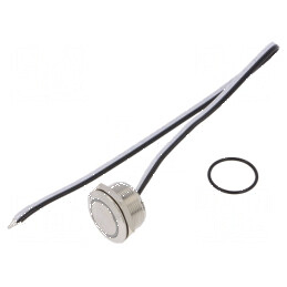 Comutator anti-vandalism SPST-NO 50mA 24VDC IP65 Ø22mm | Electronic-mag.ro | Componente Electronice