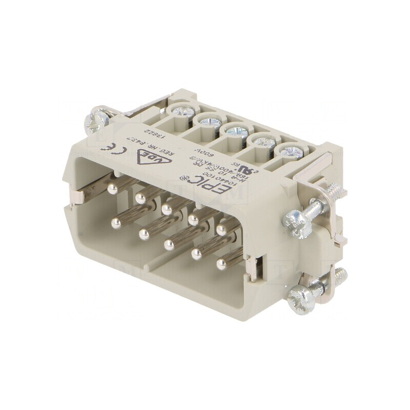 Conector HDC tată EPIC H-A PIN 10 PE 10 | Electronic-mag.ro | Componente Electronice