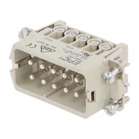 Conector HDC tată EPIC H-A PIN 10 PE 10 | Electronic-mag.ro | Componente Electronice