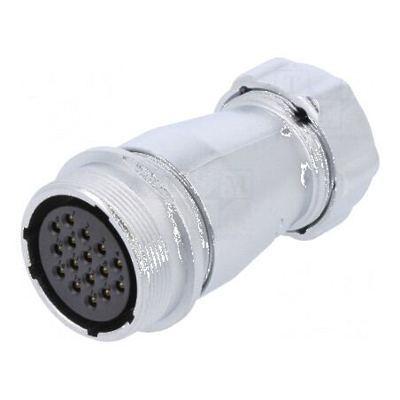 Mufă WS mamă 16 PIN 10A 500V 2mm2 lipire pe cablu drept | Electronic-mag.ro | Componente Electronice