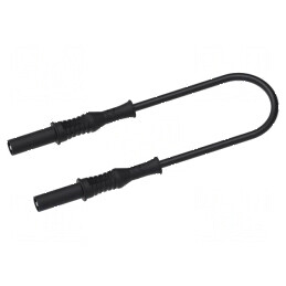 Cablu de măsurare 20A cu mufă banană 4 mm, ambii capete | Electronic-mag.ro | Componente Electronice