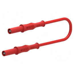 Cablu de măsurare 20A cu mufă banană 4 mm, ambele părţi | Electronic-mag.ro | Componente Electronice